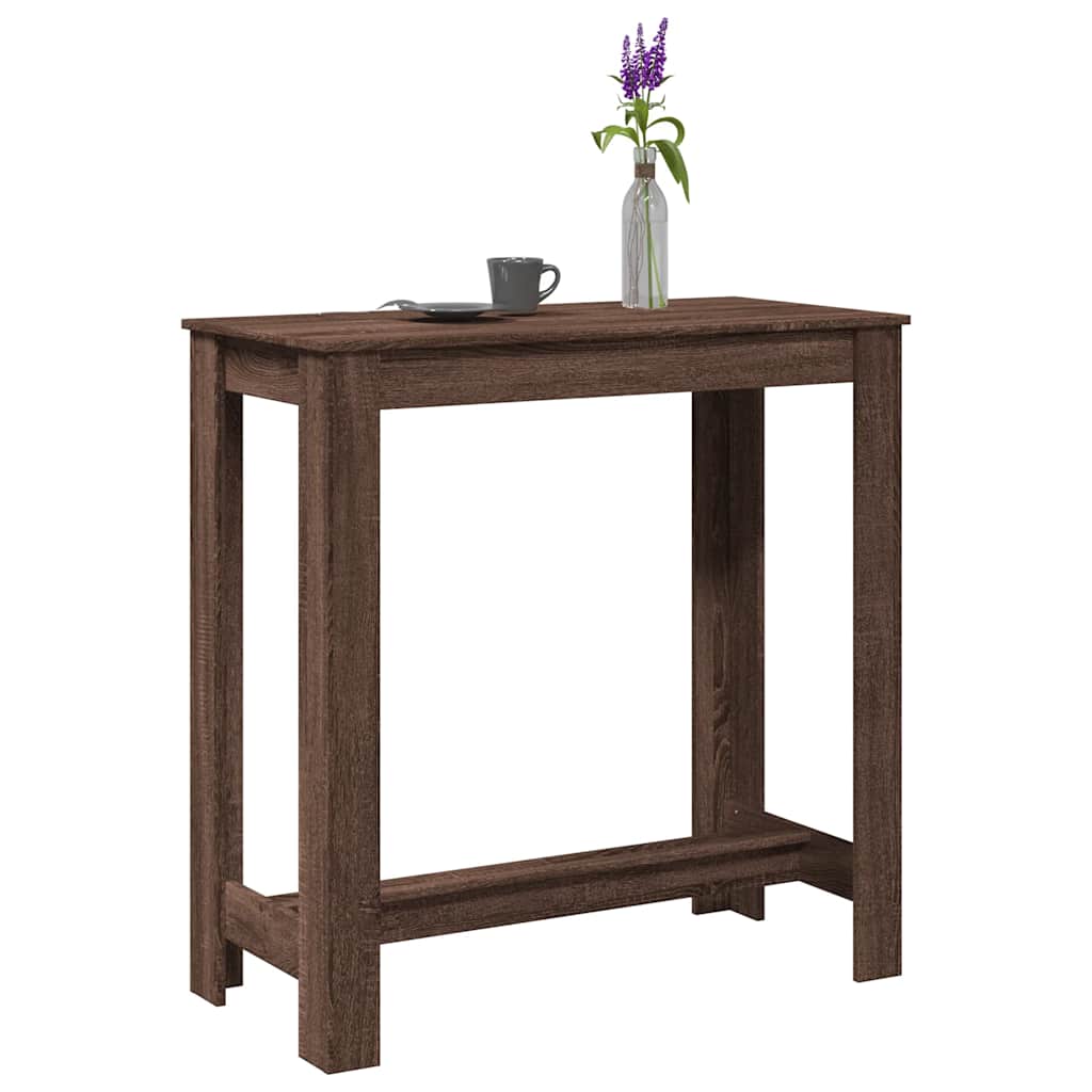 JUNG Vida Bartisch Braun Eichen-Optik 102x50x103,5 cm Holzwerkstoff