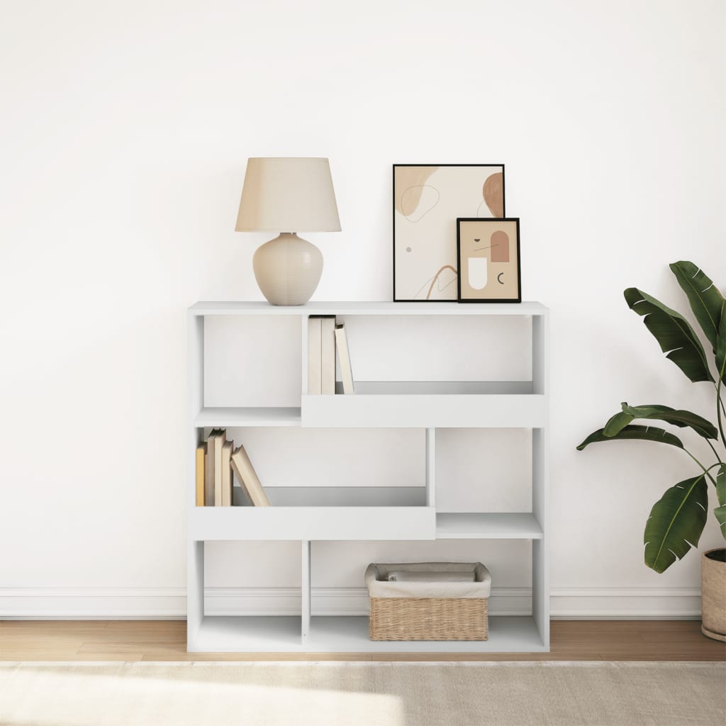 JUNG Vida Bücherregal/Raumteiler Weiß 100x33x94,5 cm