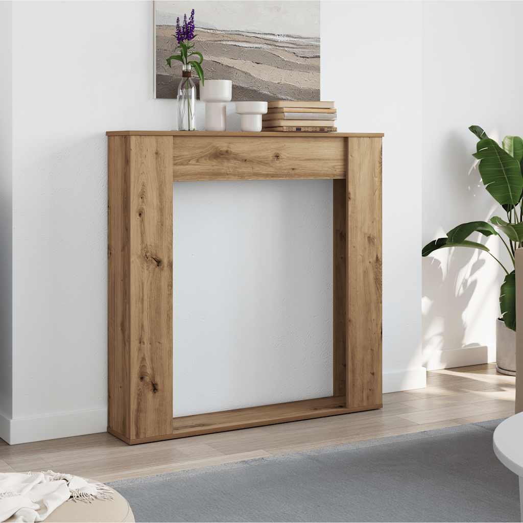 JUNG Vida Kaminumrandung Artisan-Eiche 100x20x100 cm Holzwerkstoff