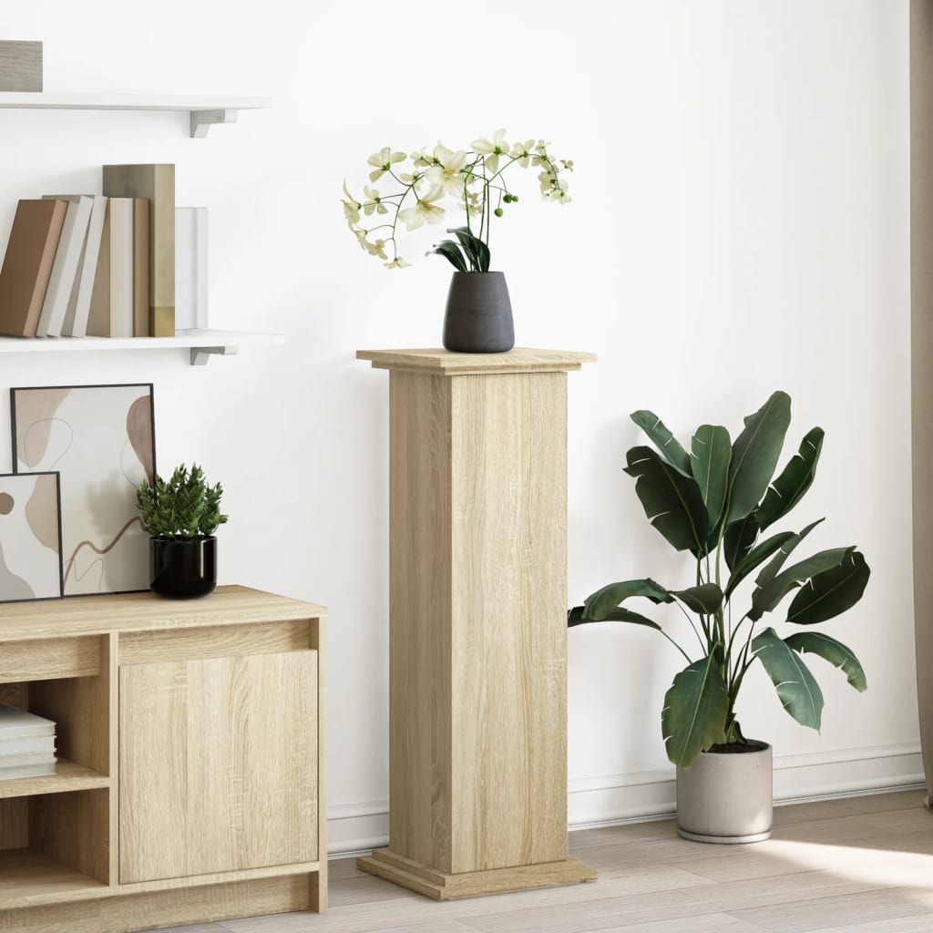 JUNG Vida Postament mit Stauraum Sonoma-Eiche 31x30x90 cm Holzwerkstoff