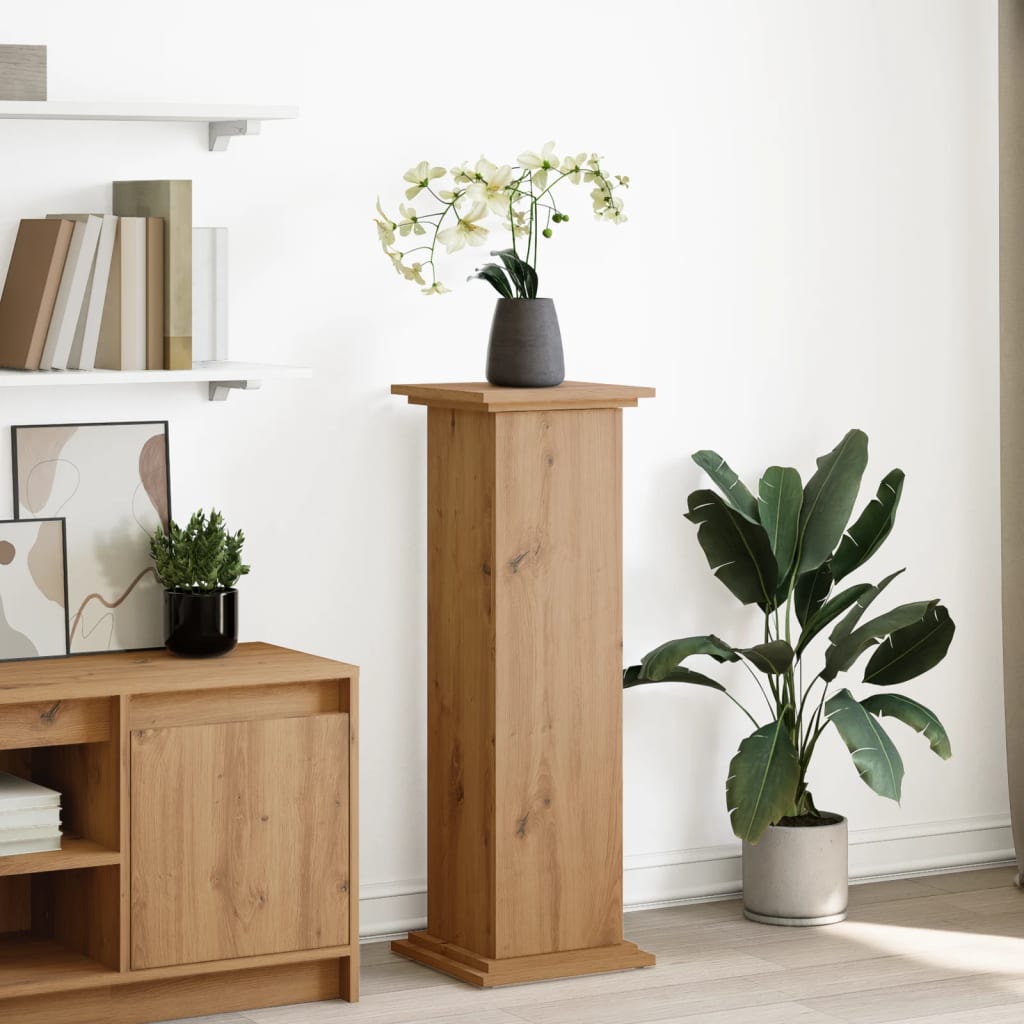 JUNG Vida Postament mit Stauraum Artisan-Eiche 31x30x90 cm Holzwerkstoff