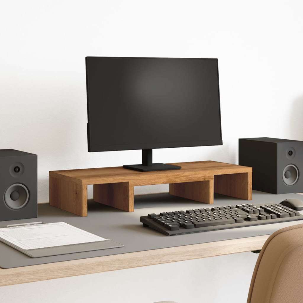 JUNG Vida Monitorständer Verstellbar Artisan-Eiche 60x24x10,5 cm