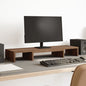 JUNG Vida Monitorständer Verstellbar Braun Eichen-Optik 80x24x10,5 cm