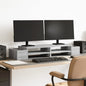 JUNG Vida Monitorständer mit Stauraum Grau Sonoma 100x27x15 cm