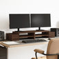 JUNG Vida Monitorständer mit Stauraum Eichen-Optik 100x27x15 cm