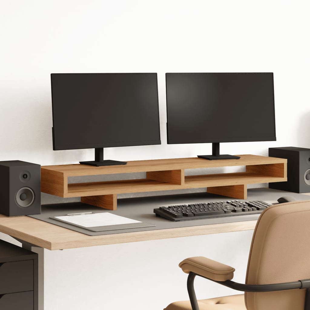 JUNG Vida Monitorständer Artisan-Eiche 100x27x15 cm Holzwerkstoff