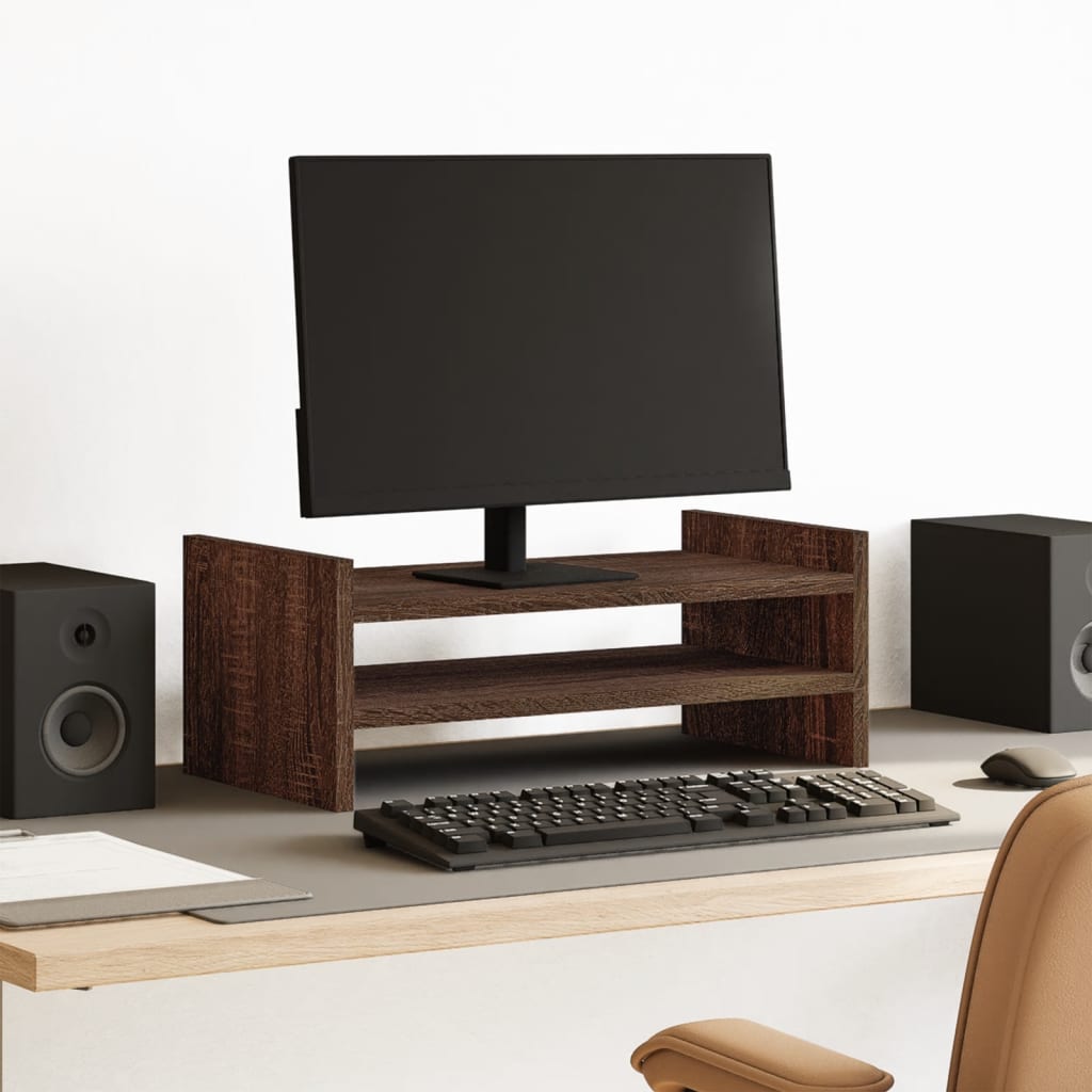 JUNG Vida Monitorständer Eichen-Optik 50x27x20 cm Holzwerkstoff