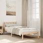 JUNG Vida Massivholzbett Extra Lang ohne Matratze 80x210 cm Kiefernholz