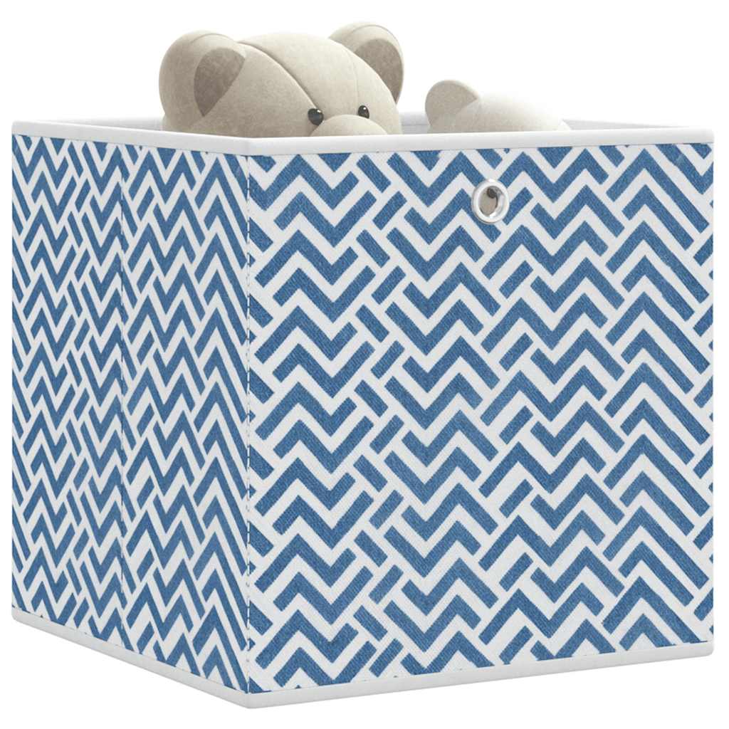 JUNG Vida Faltboxen 10 Stk. Blau 32x32x32 cm Vlies