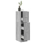 JUNG Vida Apothekerschrank Grau Sonoma 30x41x118 cm Holzwerkstoff