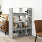 JUNG Vida Raumteiler Betongrau 100x33x125,5 cm Holzwerkstoff