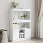 JUNG Vida Highboard Weiß 92x33x140 cm Holzwerkstoff