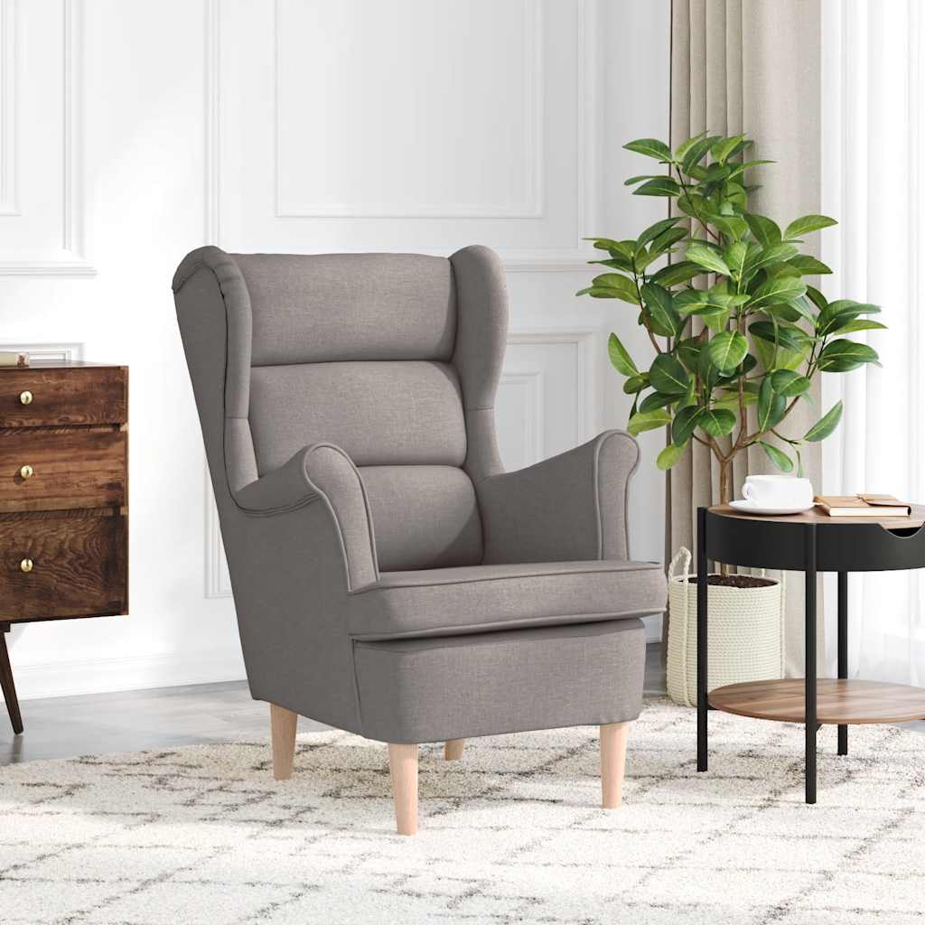 JUNG Vida Sessel Taupe 74x84x100 cm Stoff