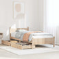 JUNG Vida Massivholzbett ohne Matratze 75x190 cm Kiefernholz