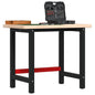 JUNG Vida Werkbank 100x60x83 cm Massivholz Eiche Rechteckig