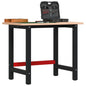 JUNG Vida Werkbank 100x60x81,5 cm Massivholz Buche Rechteckig