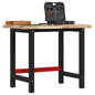 JUNG Vida Werkbank 100x60x83 cm Massivholz Akazie Rechteckig
