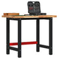 JUNG Vida Werkbank 100x60x83 cm Massivholz Akazie Rechteckig
