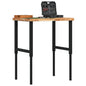 JUNG Vida Werkbank 80x60x(73-99,5) cm Massivholz Akazie Rechteckig