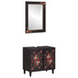 JUNG Vida Badezimmerschrank-Set Wandmontiert 2 pcs Massivholz Mango
