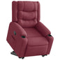 JUNG Vida Relaxsessel mit Aufstehhilfe Weinrot Stoff