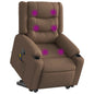 JUNG Vida Massagesessel mit Aufstehhilfe Braun Stoff