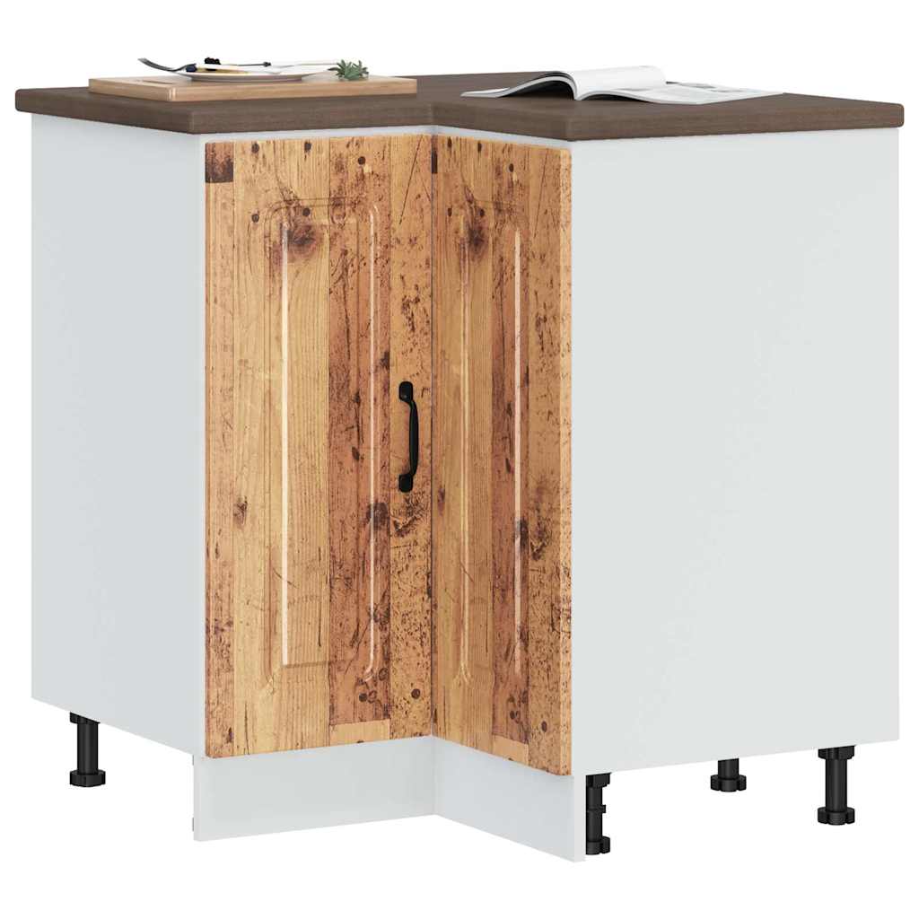 JUNG Vida Küchen-Eckunterschrank Kalmar Altholz-Optik Holzwerkstoff