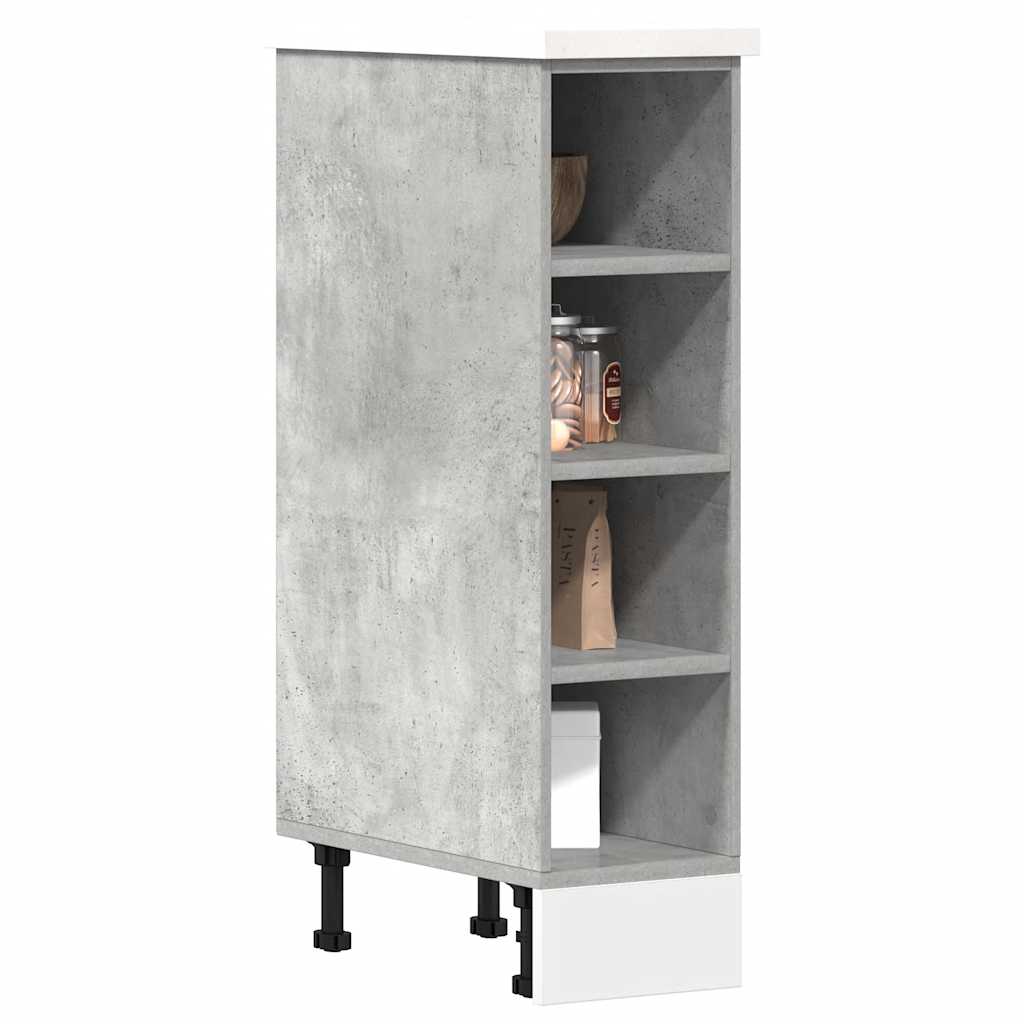 JUNG Vida Unterschrank Riga Betongrau 20x44,5x81,5 cm Holzwerkstoff