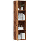 JUNG Vida Bücherregal Altholz-Optik 36×30×143 cm Holzwerkstoff
