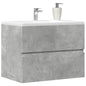 JUNG Vida Badschrank Betongrau 60x38,5x45 cm Holzwerkstoff