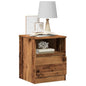 JUNG Vida Nachttische 2 Stk. Altholz-Optik 40x40x50 cm Holzwerkstoff
