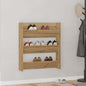 JUNG Vida Wand-Schuhregal Artisan-Eiche 80x18x90 cm Holzwerkstoff