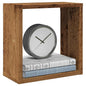 JUNG Vida Würfel-Wandregale 2 Stk. Altholz-Optik 30x15x30 Holzwerkstoff
