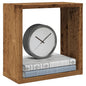 JUNG Vida Würfel-Wandregale 4 Stk. Altholz-Optik 30x15x30 Holzwerkstoff