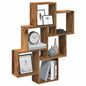 JUNG Vida Würfelregal Altholz-Optik 78x15x93 cm Holzwerkstoff