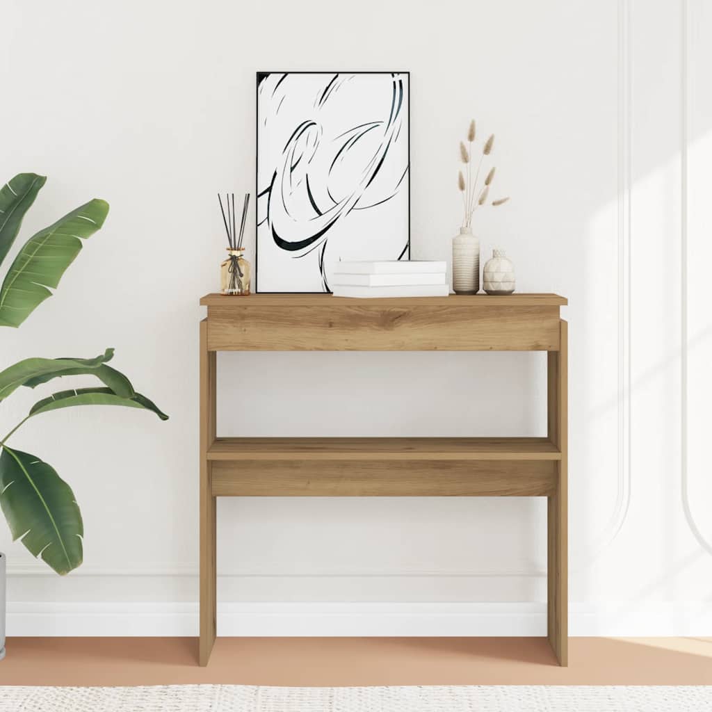 JUNG Vida Konsolentisch Artisan-Eiche 80x30x80 cm Holzwerkstoff