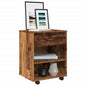 JUNG Vida Rollcontainer Altholz-Optik 46x36x59 cm Holzwerkstoff