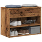 JUNG Vida Schuhbank Altholz-Optik 60x30x45 cm Holzwerkstoff