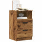 JUNG Vida Nachttisch Altholz-Optik 40x36x65 cm Holzwerkstoff