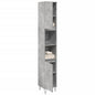 JUNG Vida Badschrank Betongrau 30x30x190 cm Holzwerkstoff
