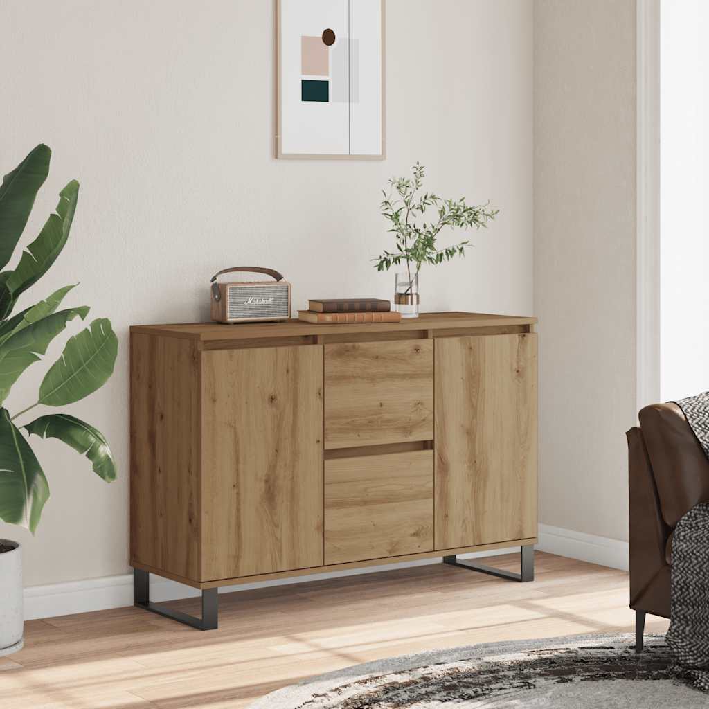 JUNG Vida Sideboard Artisan-Eiche 101,5x35x70 cm Holzwerkstoff