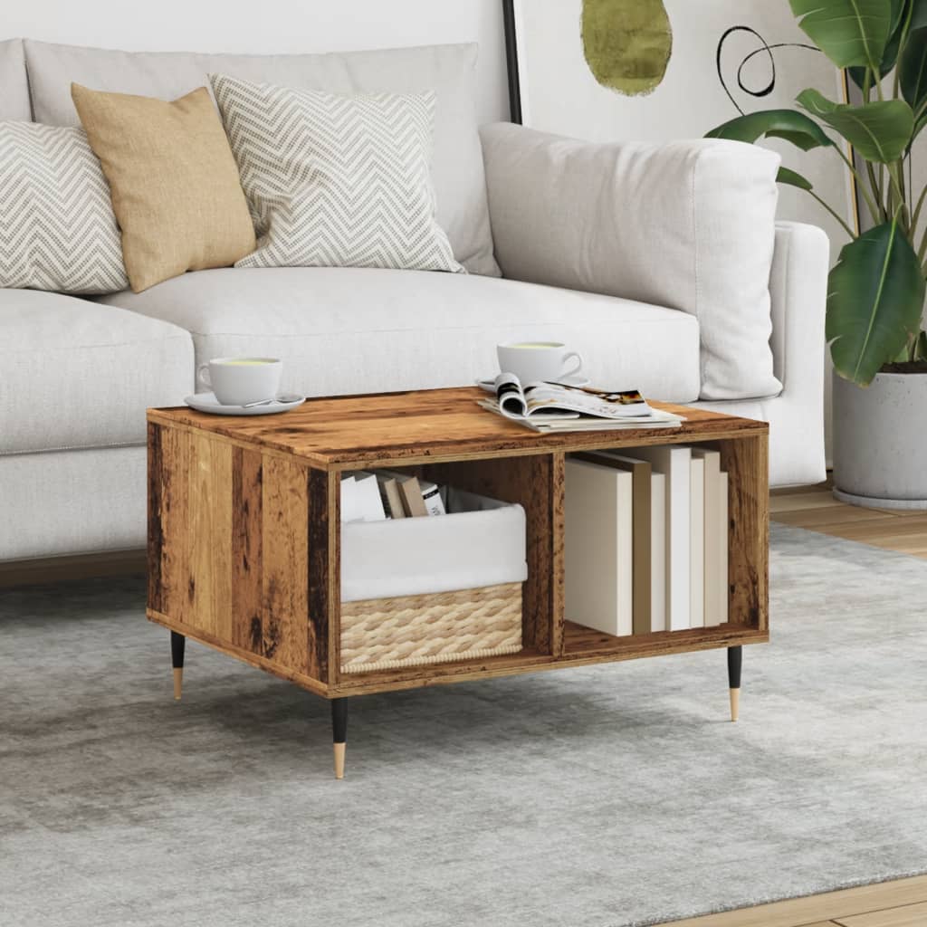 JUNG Vida Couchtisch Altholz-Optik 60x50x36,5 cm Holzwerkstoff