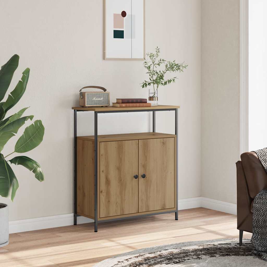 JUNG Vida Sideboard Artisan-Eiche 70x30x80 cm Holzwerkstoff