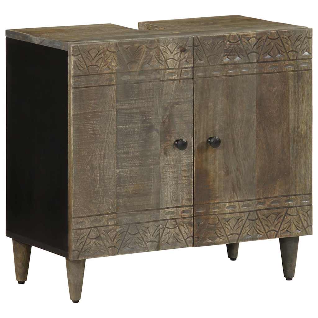 JUNG Vida Waschbeckenunterschrank 62x33x58 cm Massivholz Mango