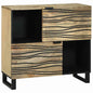 JUNG Vida Sideboard Braun 80 x 33 x 75 cm massives Mangoholz