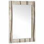 JUNG Vida Badezimmer Spiegel mit Spiegel Braun 70 x 50 x 2,5 cm