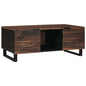 JUNG Vida Couchtisch Braun und Schwarz 100 x 54 x 40 cm Massivholz Akazie