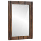 JUNG Vida Badezimmer Spiegel Wandmontiert Braun 70 x 50 x 2,5 cm