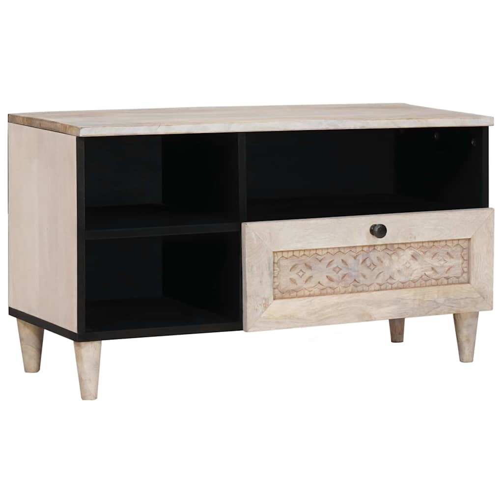 JUNG Vida TV-Einheiten mit Schubladen Weiß 80 x 33 x 46 cm Holzwerkstoff