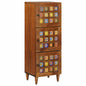 JUNG Vida Highboard mit Tür Walnuss 40 x 33 x 110 cm Massivholz Mango
